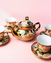 Cargar imagen en el visor de la galería, Juego de té &quot;Golden&quot;
