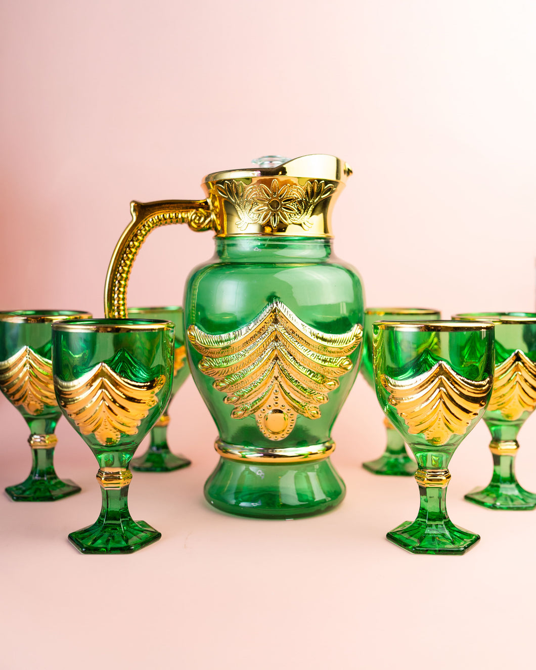 Set vintage verde